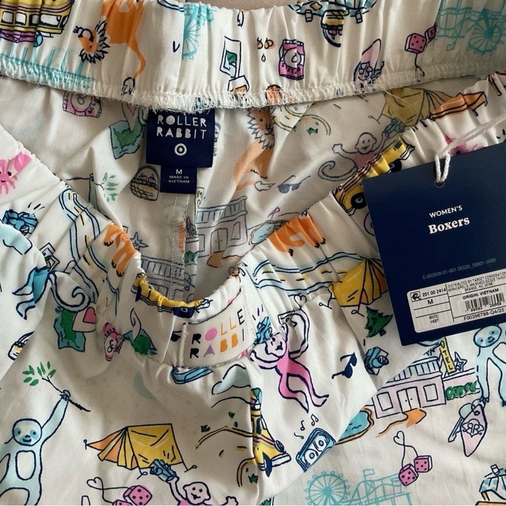 Roller Rabbit x Target Collab Road Trip High Waist Shorts Medium NWT - Picture 7 of 9